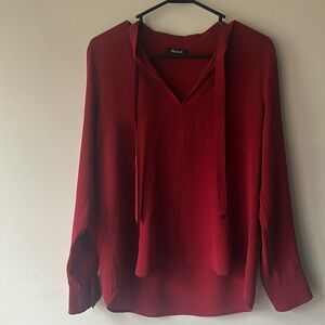 Madewell 100% Silk Blouse-size M